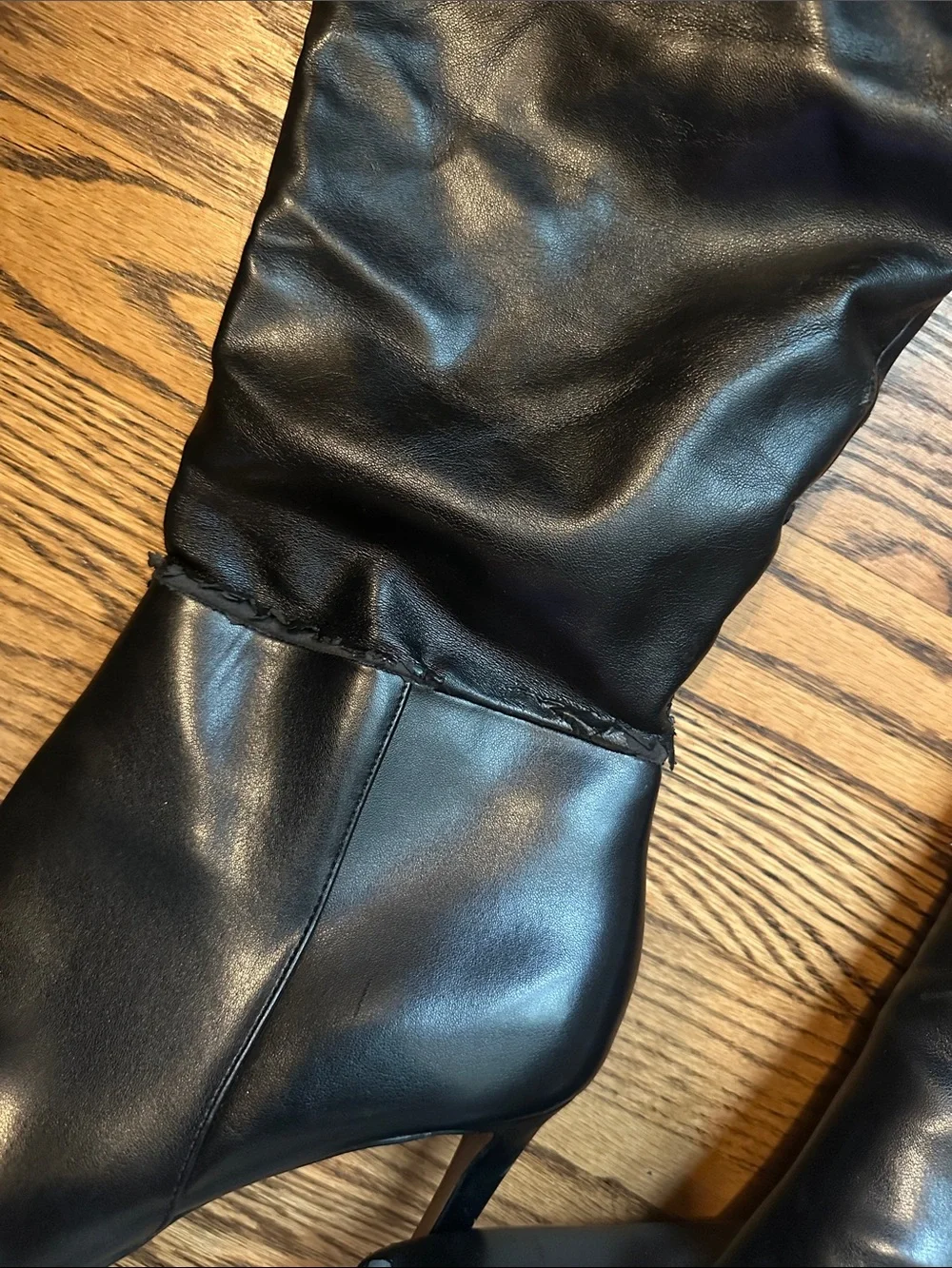 INC International Concepts Black Over-the-Knee Pointed-Toe Stiletto Boots